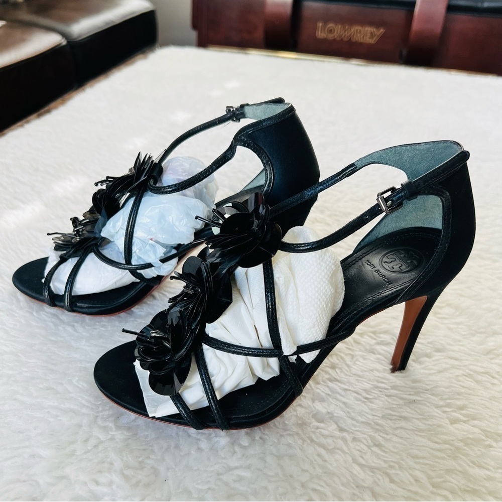 Tory Burch Stilletos Strappy heels Shoes Size 7.5 M